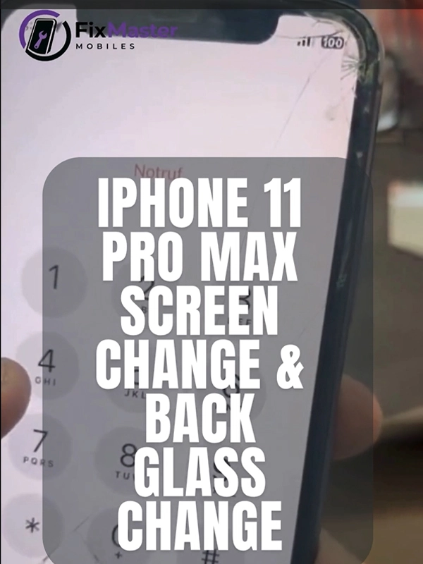 iPhone 11 Pro max Screen & Back Glass