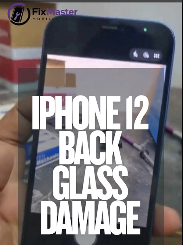 iPhone 12 Back Glass Damage Repair