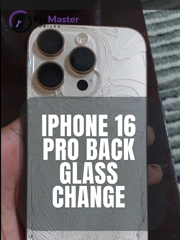 Iphone 16 Pro Back Glass Replacement